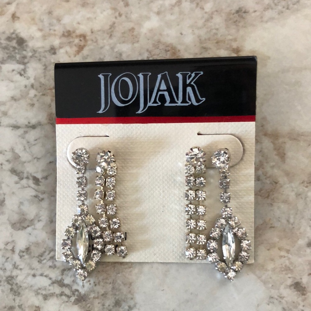 Vintage JoJak crystal earrings